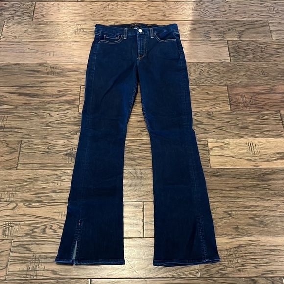 7 For All Mankind Jen 7 Slim Boot High Rise Size 6 - Picture 1 of 16